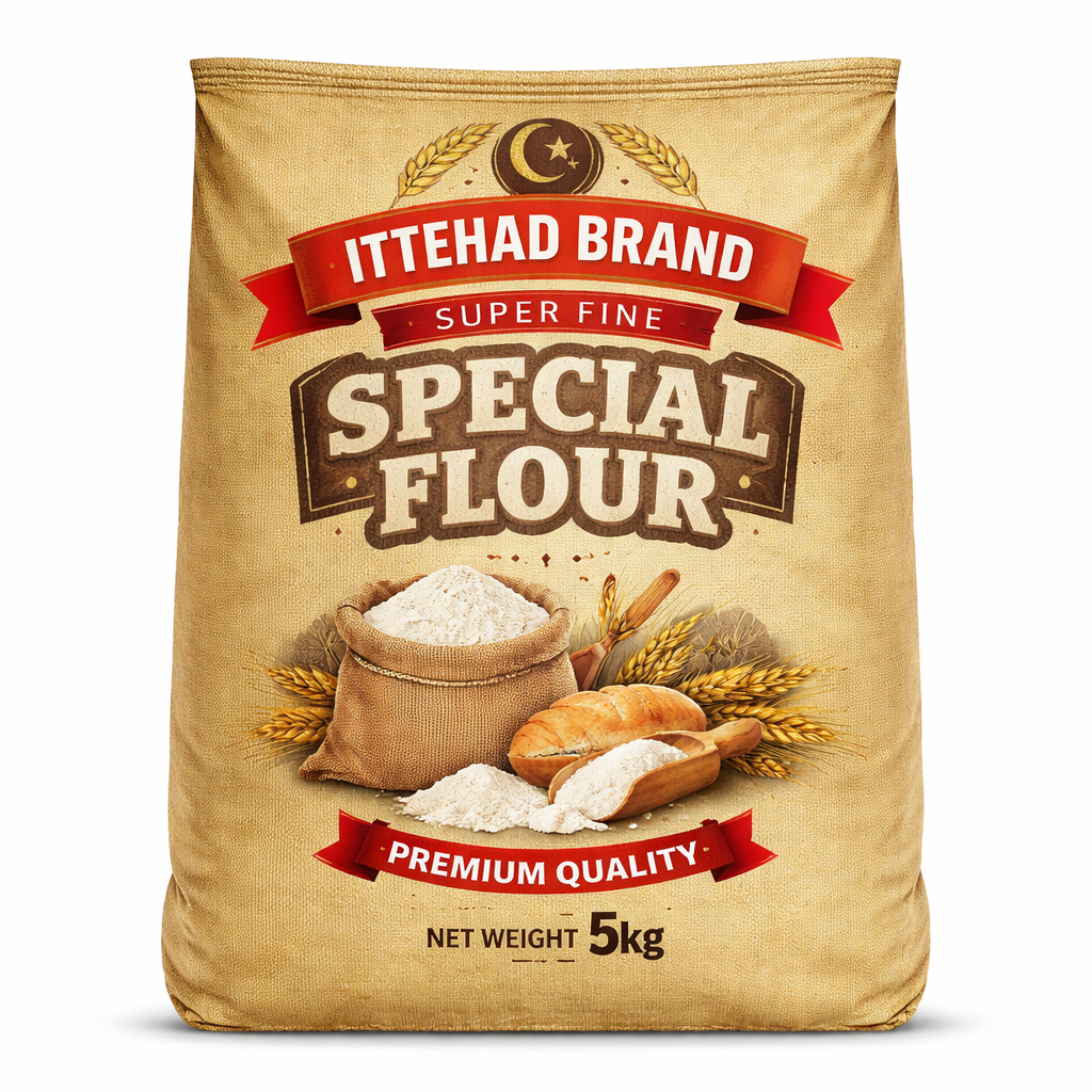 Ittehad Brand Super Fine Special Atta 5kg