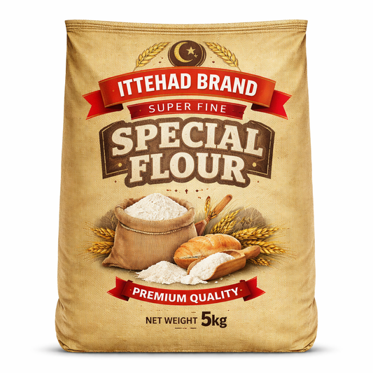 Ittehad Brand Super Fine Special Atta 5kg