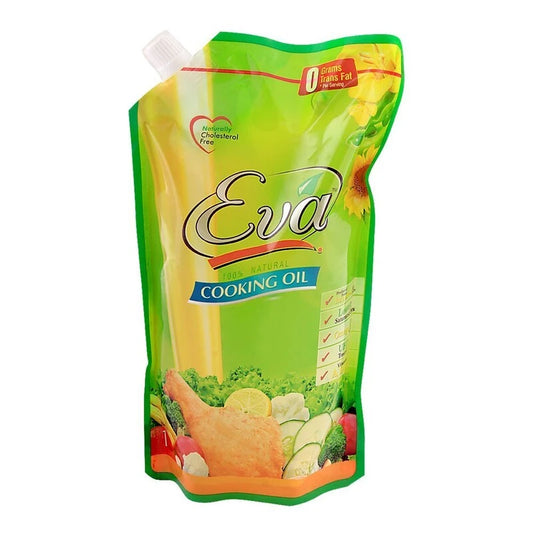 Eva Cooking Oil Standing Pouch 1Ltr