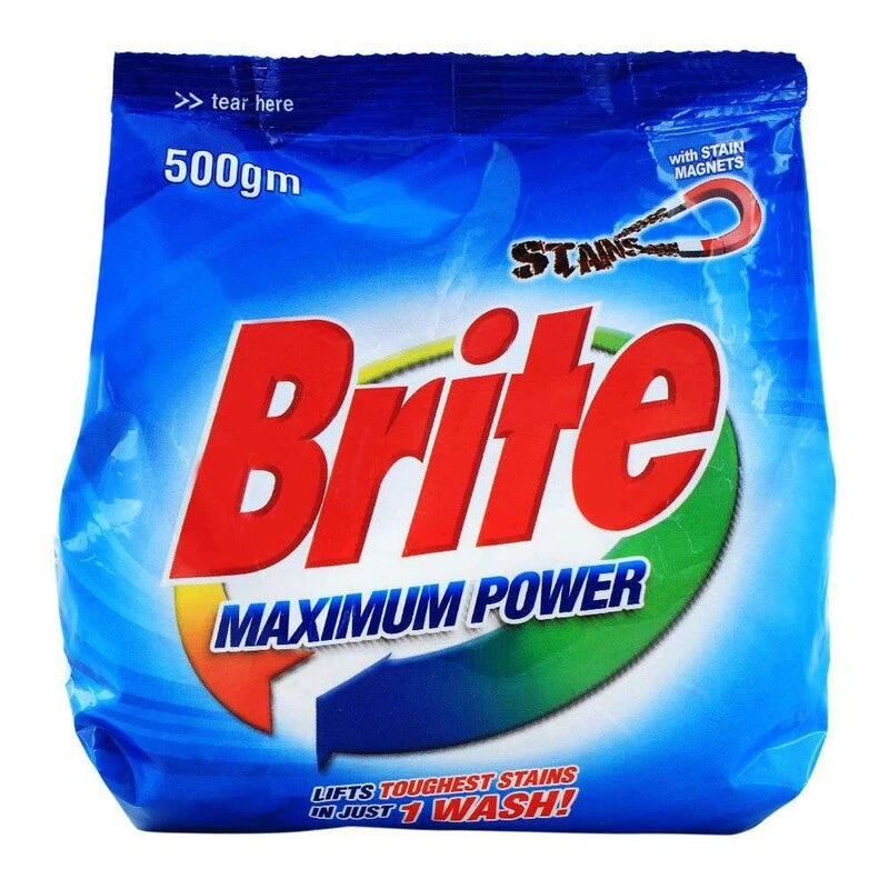 Brite Maximum Power 500g - Detergent Washing Powder